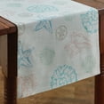 thumbnail image 1 of Split P Beachcomber Table Runner  - 72''L - Off-White, 1 of 3