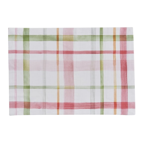 Split P Bella Watercolor Plaid Placemat - Set of 4