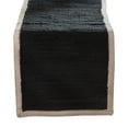 thumbnail image 1 of Split P Black Dune Table Runner 15" X 72", 1 of 6
