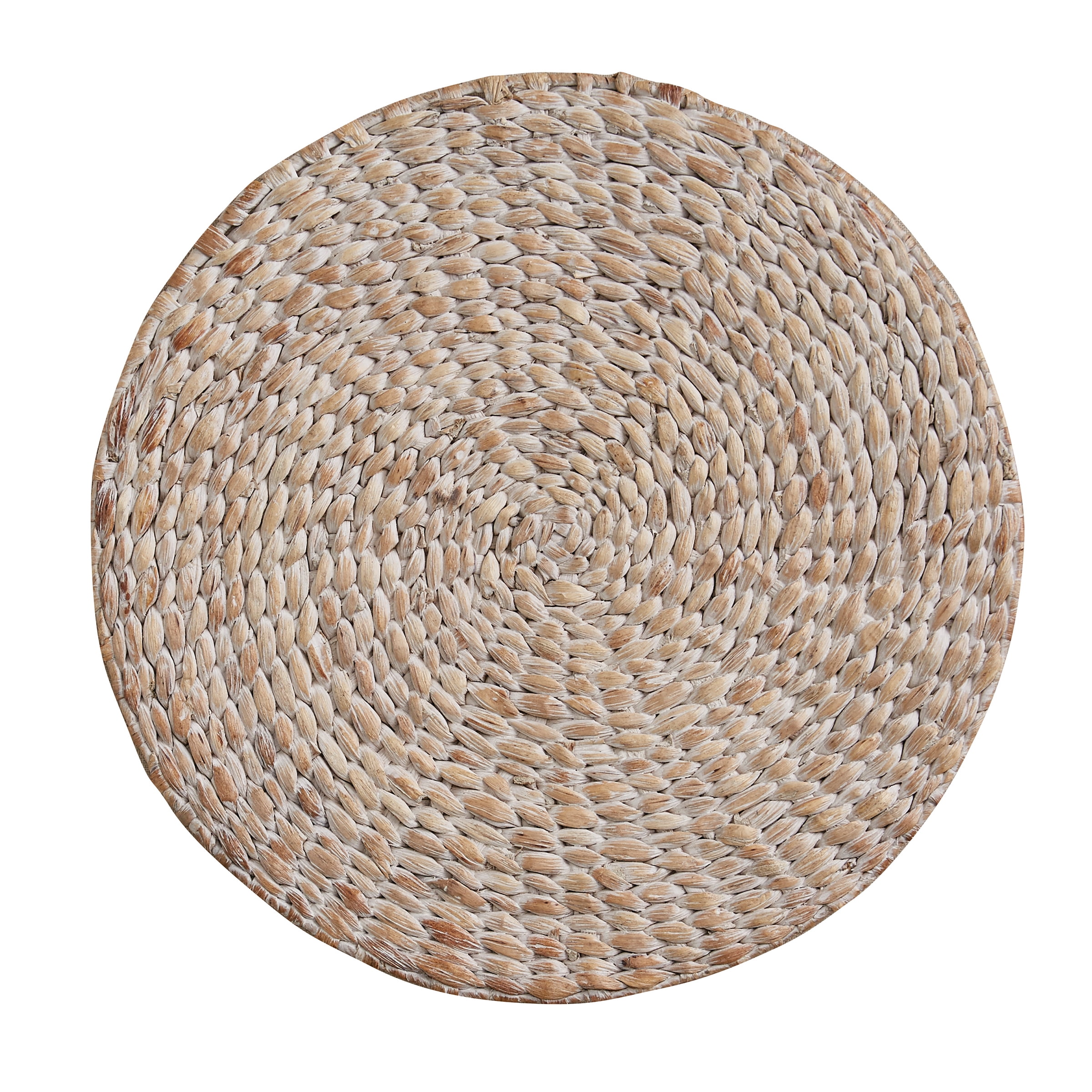Split P Braided Hyacinth Round Placemat Set of 4