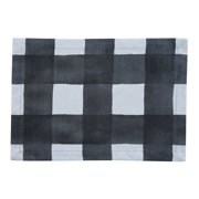 Split P Buffalo Check Watercolor Black Placemat Set of 4