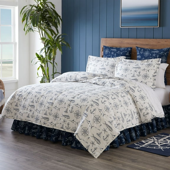 Split P Captain Quarters Queen Bedspread