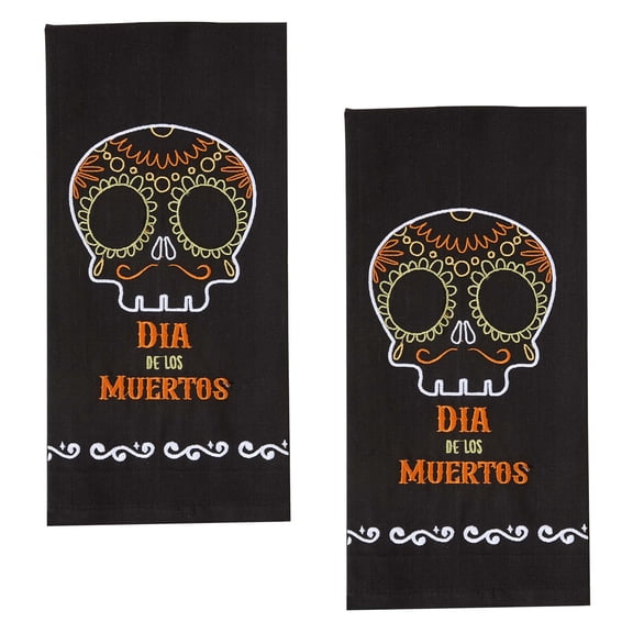 Split P Dia De Los Muertos Dishtowel Set of 2
