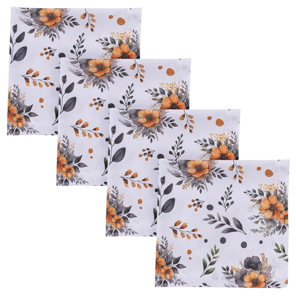 Split P Halloween Floral Cloth Napkin Set of 4