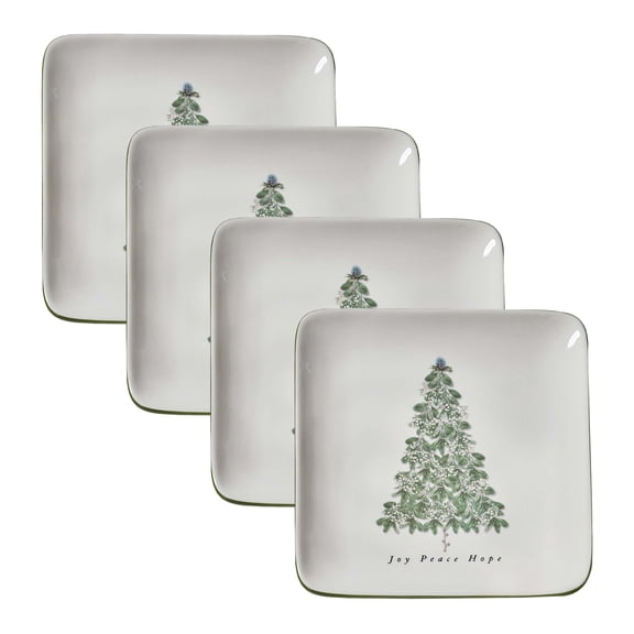 Split P Everlasting Christmas Salad Plate Set Of 4