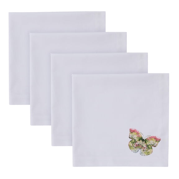 Split P Garden Butterflies Napkin Set of 4 20" X 20"