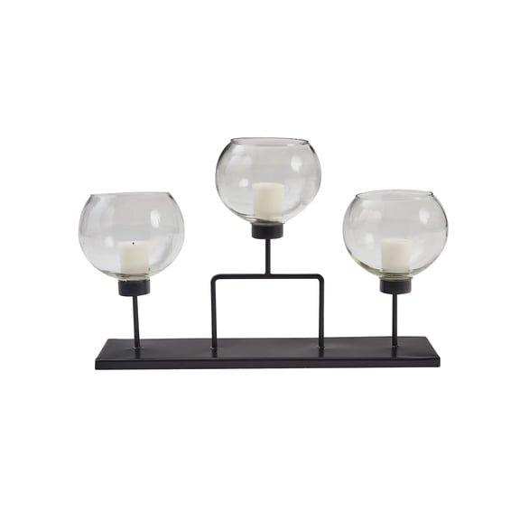 Split P Glass Bowl Votive Centerpiece