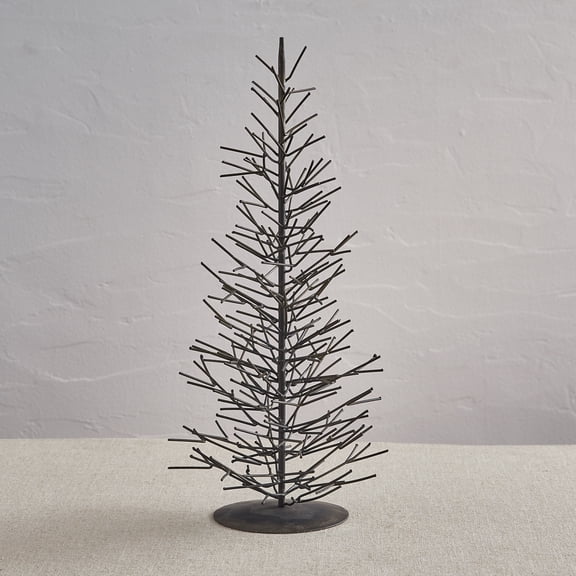 Split P Gray Natural Medium Metal Tree