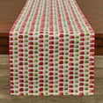 thumbnail image 1 of Split P Red Happy Merry Brick Christmas Table Runner 54''L, 1 of 3