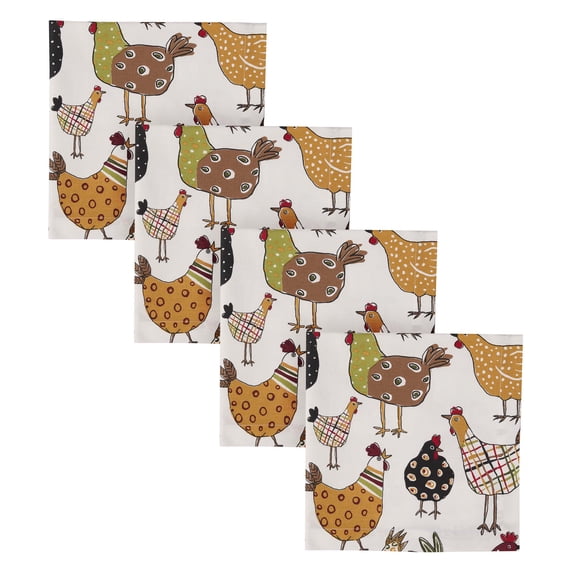 Split P Henrietta Chicken Cloth Napkin Set of 4 20"