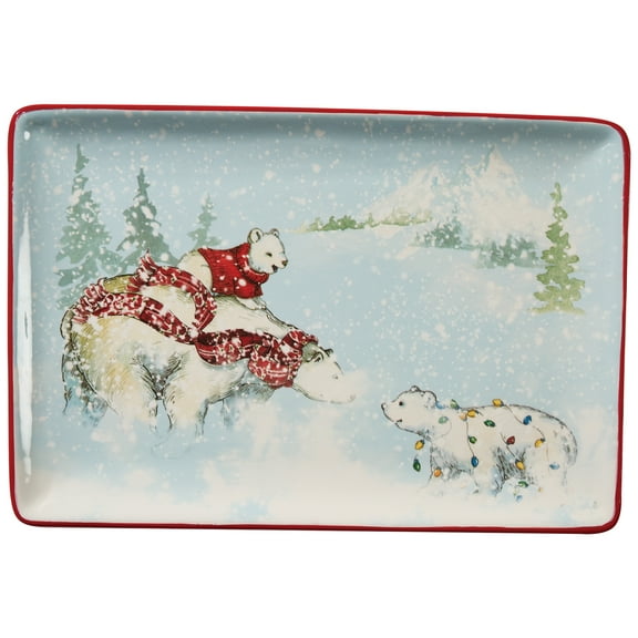 Split P Polar Bears Platter