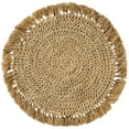 thumbnail image 1 of Split P Raffia Charger Set of 4, 1 of 3