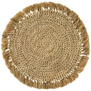 Split P Raffia Charger Set of 4