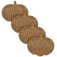 thumbnail image 1 of Split P Rattan Pumpkin Charger Set Of 4, 1 of 6