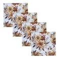 thumbnail image 1 of Split P Rustic Blooms Floral Brown Napkin Set Of 4, 1 of 6