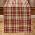 thumbnail image 1 of Split P Astor Plaid Red Table Runner 14" X 54", 1 of 5