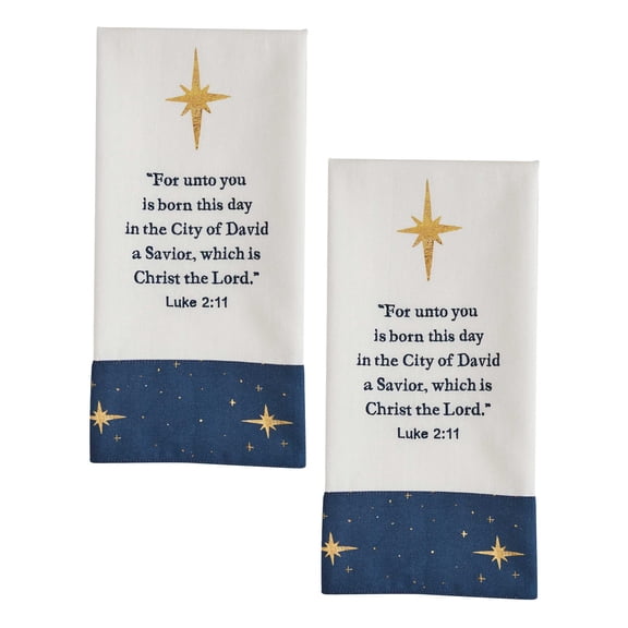 Split P Split P Away In A Manger Decorative Dishtowel Set Of 2