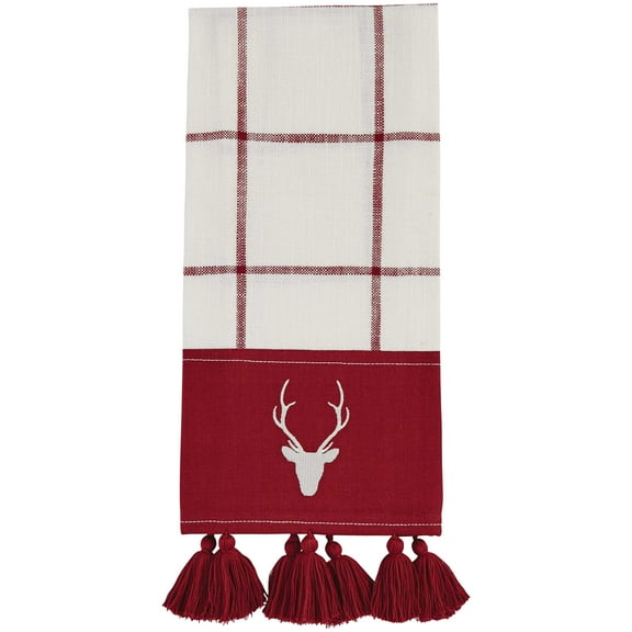 Split P Split P Christmas Cheer Reindeer Dishtowel Set Of 2