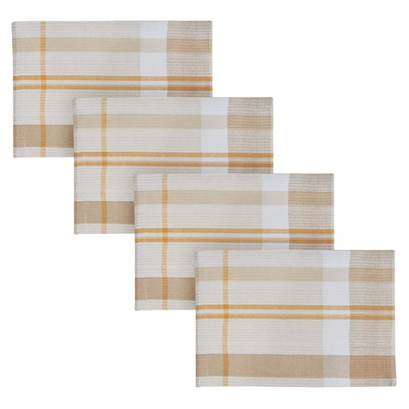 Split P Sunflower Plaid Placemat Set of 4