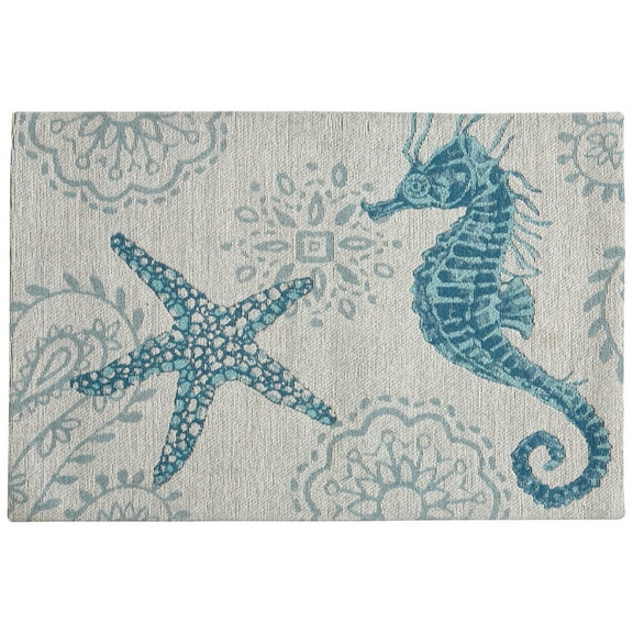 Split P Under The Waves Woven Indoor Rug 2' X 3'