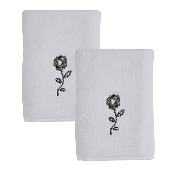Split P Urban Flower Bath Towel Set of 2