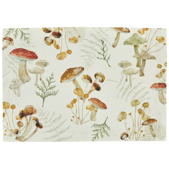 Split P Wild Mushrooms Placemat Set of 4