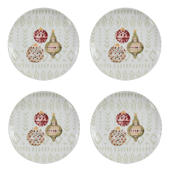 Split P Winter Moment Salad Plate Set of 4