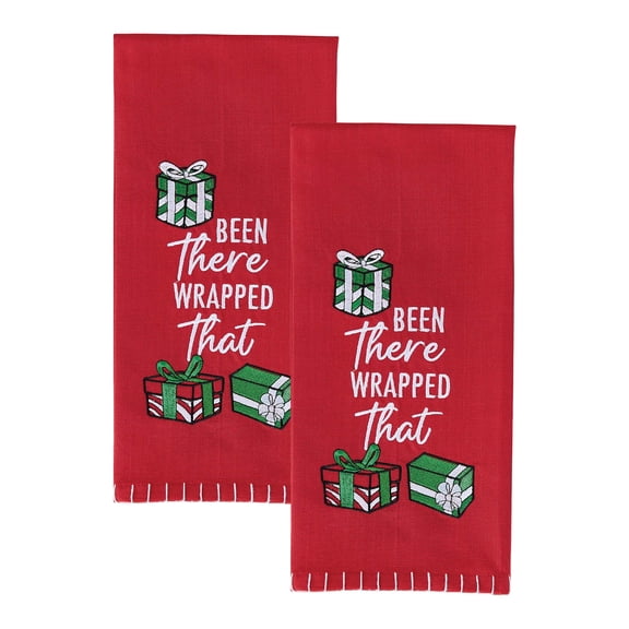 Split P Wrapped That Decorative Dishtowel Set Of 2