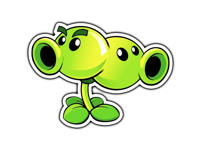 Split Paper Sticker Split Pea Waterproof Sticker Phone Decal Water Bottle Stickers Car ...