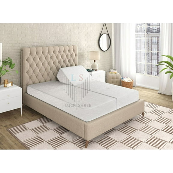 Split Queen Mattress Protector 100% Waterproof, 30" Deep Pockets, Fitted Sheet Style