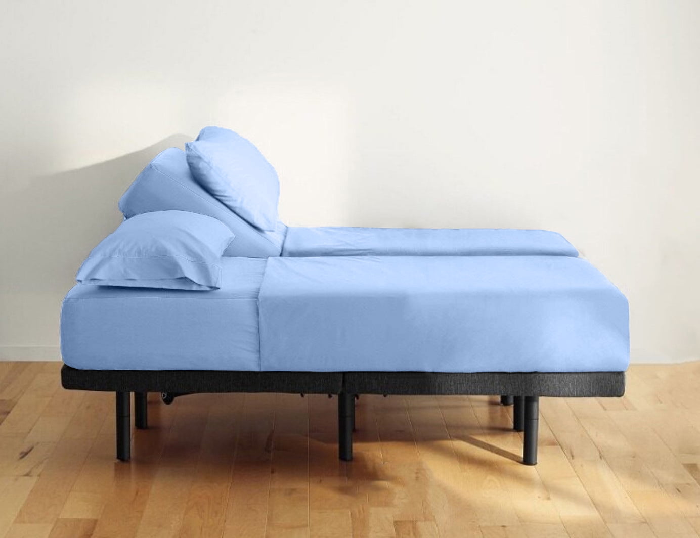 Split Queen Sheet Sets for Adjustable Bed, 1000 Thread Count 100 Egypt