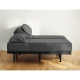 thumbnail image 1 of 1000 Thread Count 100% Egyptian Cotton 5-PC Set 18" EXTRA Deep Pockets Split Queen, Dark Grey, 1 of 8