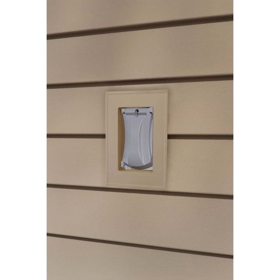 Ply Gem 5-1/4" x 7" Tan Vinyl Mounting Blocks MBLOCKR A7