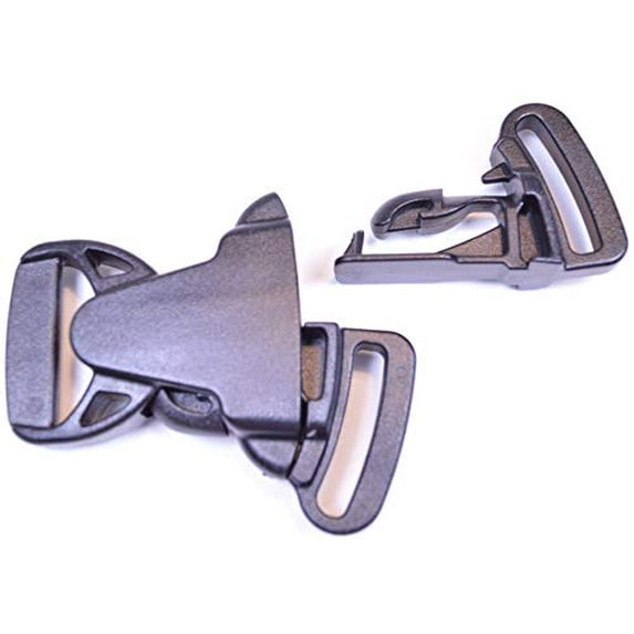Split Release 3 Way Buckle - For Paracord, Webbing, Backpack Straps or Slings - 10 Pack