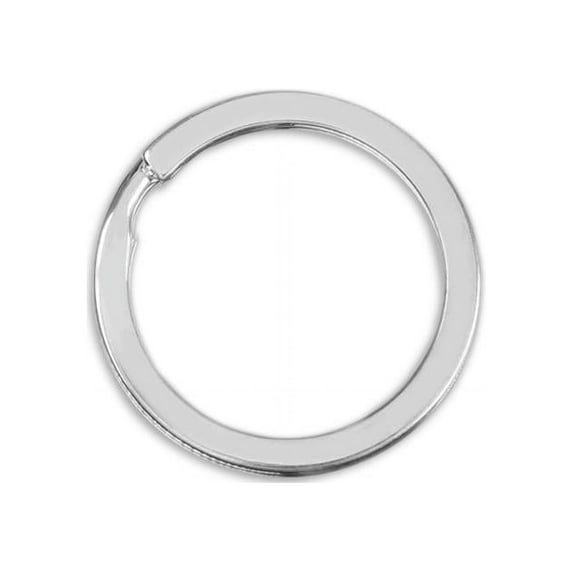 Split Ring Silver Keychain Rings