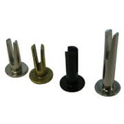 Split Rivet - 1/8" Diameter X 7/16" Length, 7/32" Head Diameter, Steel, Oval Head, Plated. (Pack of 100).