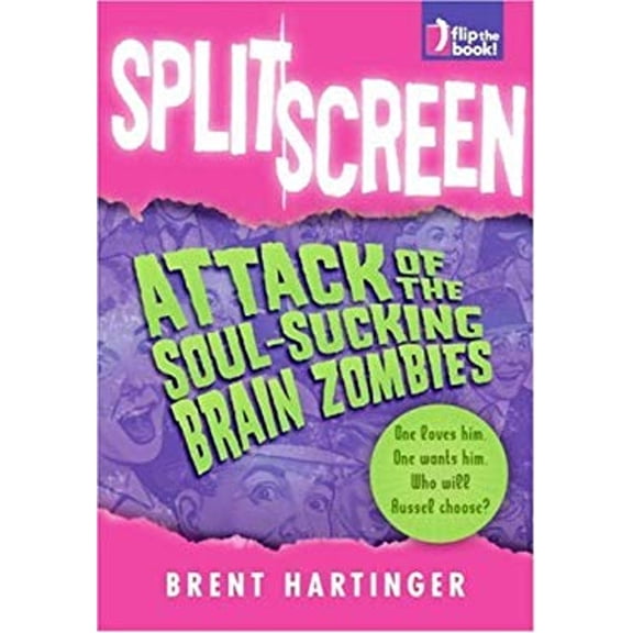 Pre-Owned Split Screen : Attack of the Soul-Sucking Brain Zombies; Bride of the Soul-Sucking Brain Zombies (Library Binding) 9780060824099