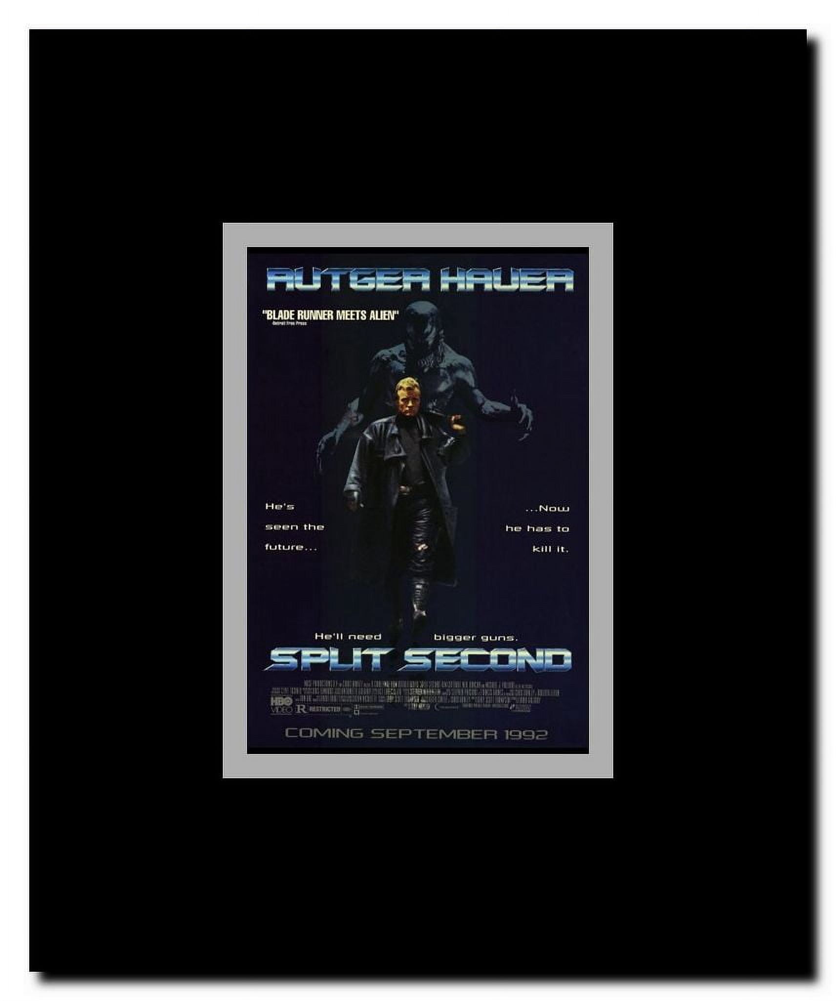 Split Second Framed Movie Poster