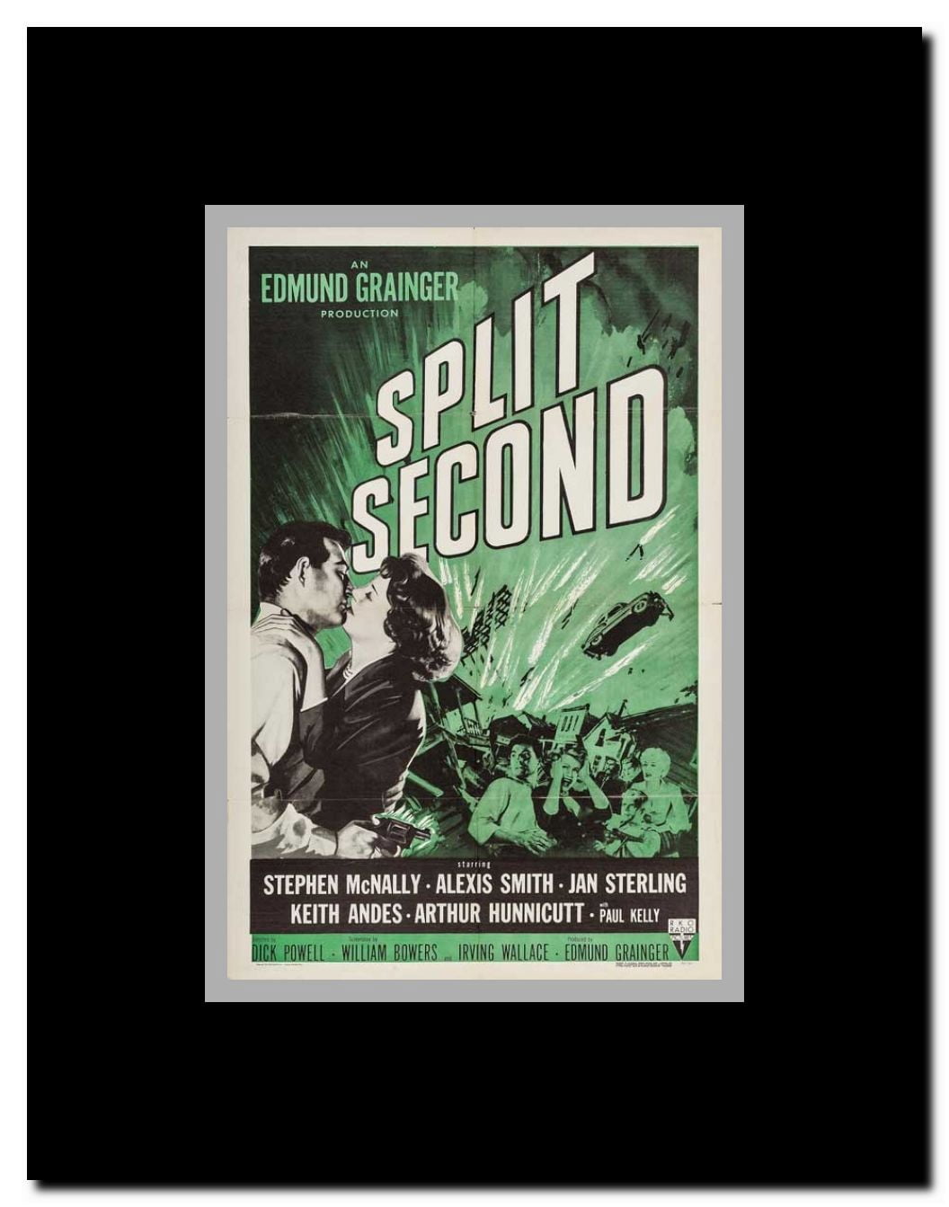 Split Second Framed Movie Poster