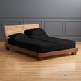 thumbnail image 1 of ABORN Egyptian Cotton 400-TC 5-PC Bedsheet 24" Deep Pockets - Split California King, Black, 1 of 8