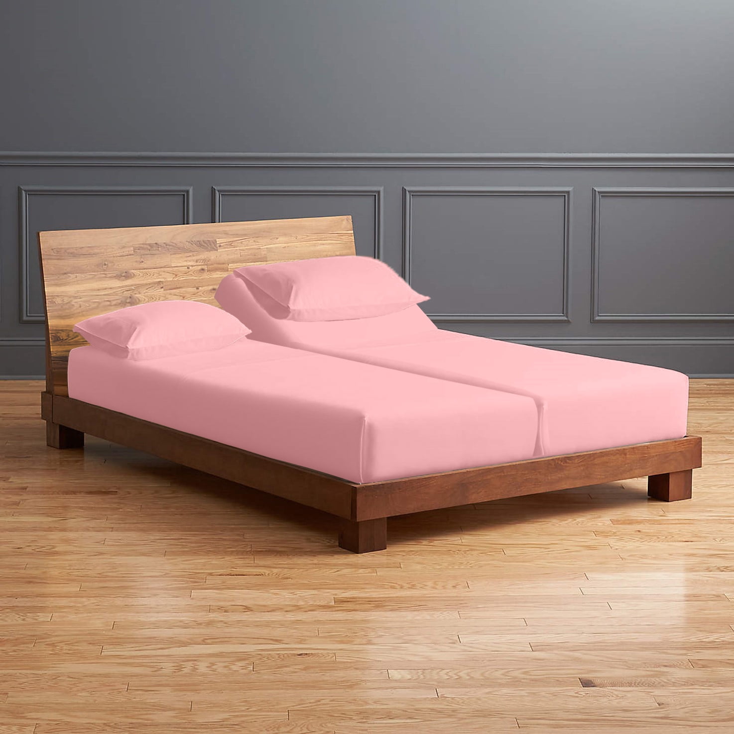 Split Sheet Set for Adjustable Beds 100 Egyptian Cotton 400TC 5PC