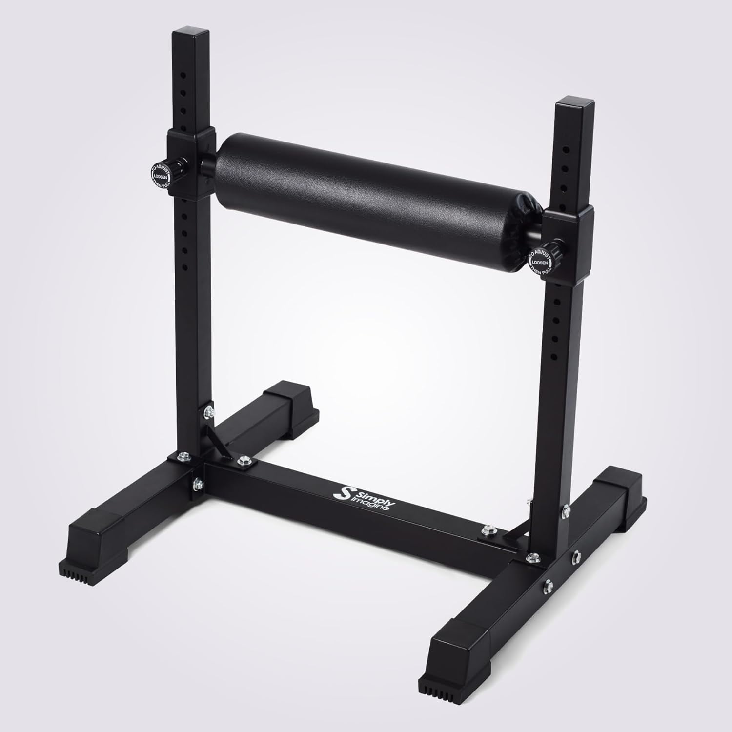 Split Squat Stand,Single Leg Squat Roller & Bodyweight Training,Heavy-Duty Bulgarian Squat & Leg Lunge Trainer with 7 Adjustable Heights,Lower Body Workouts