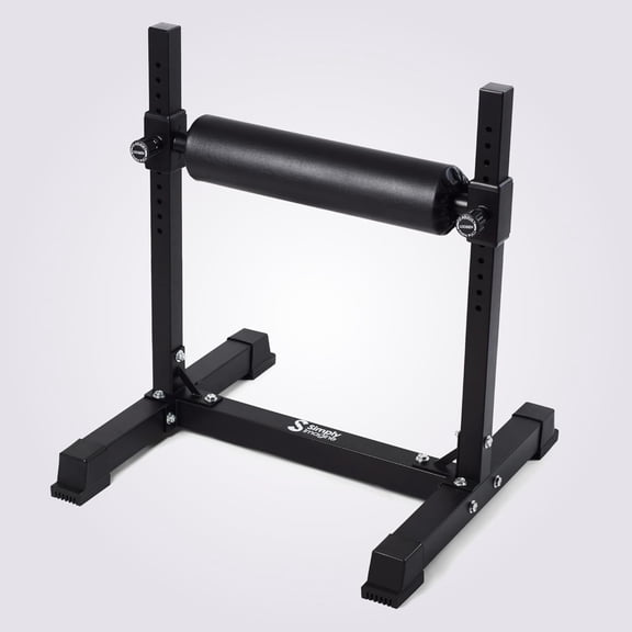 Split Squat Stand,Single Leg Squat Roller & Bodyweight Training,Heavy-Duty Bulgarian Squat & Leg Lunge Trainer with 7 Adjustable Heights,Lower Body Workouts