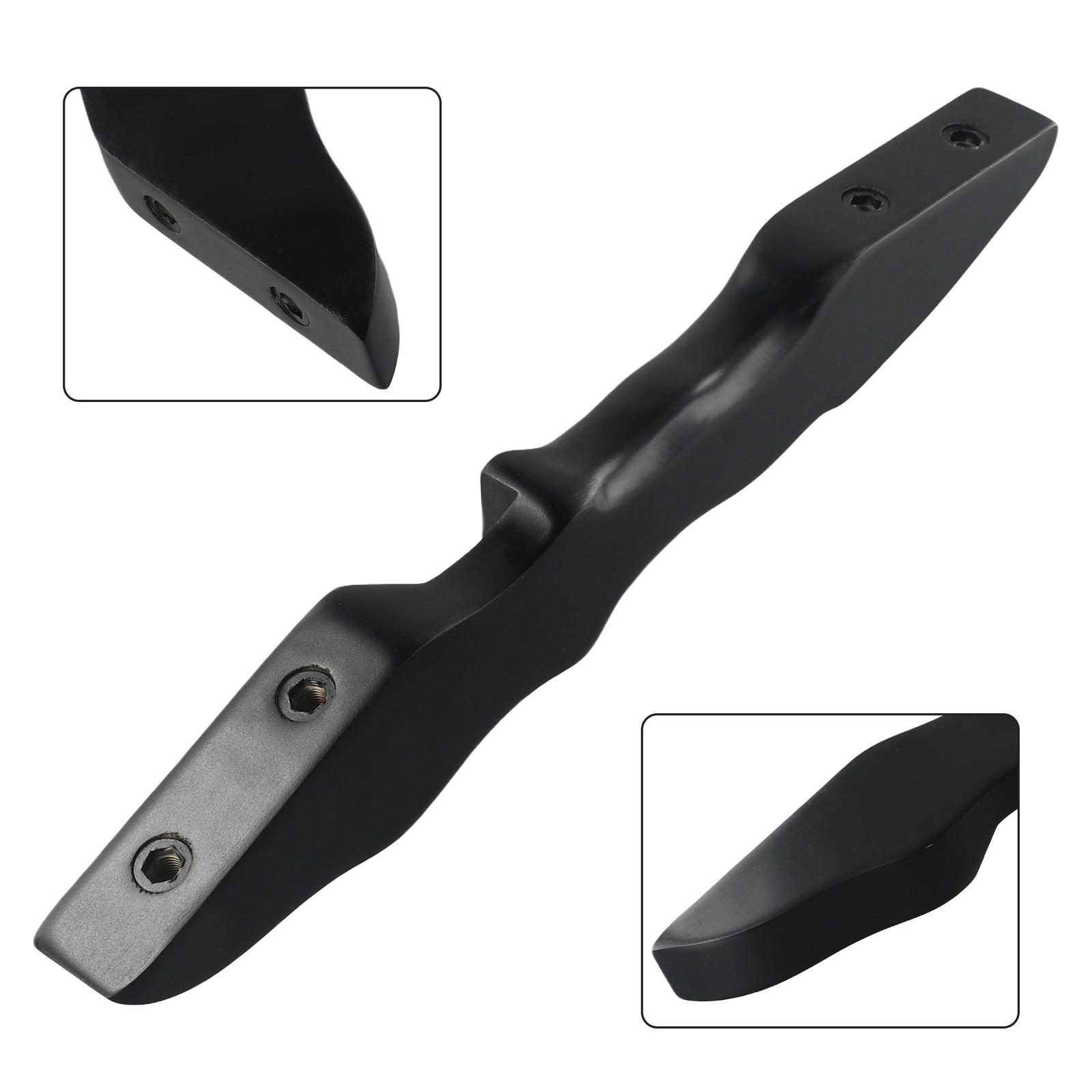 Split Straight Pull Riser Black Bow Body Detachable Wooden Riser ...