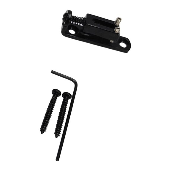 Split Structure Electric Guitar Bridge for Individual String Adjustment and Pitches Setting in Musical Performances