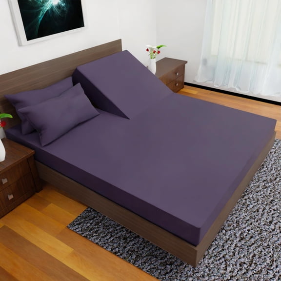 Split TOP King Bed Sheet Set Royal Collection 1900 Egyptian Cotton Bamboo