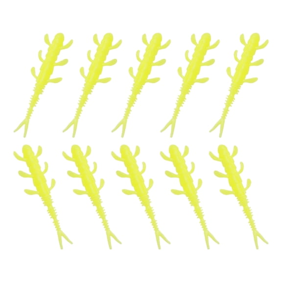 Split Tail Lures for Trout Fishing Saltwater Freshwater Fishing Tackle Artificial Baits Soft Baits 4cm Swimbaits