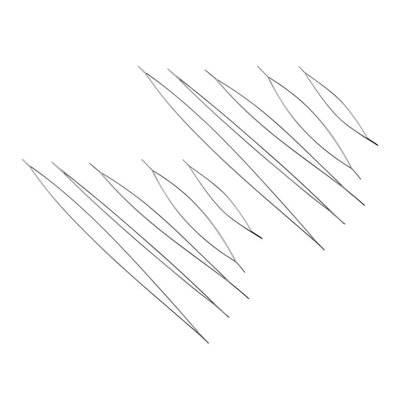 Split Tip Carbon Steel Beading Needle Set Professional Grade Jewelry Tools For Creative Projects Beading Tool