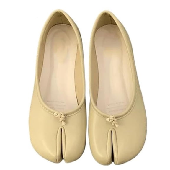 Split Toe Ballet Flats for Women Width Slip on Tabi Ballet Flats Low Top Mary Janes Shoes Retro Cute Comfortable Walking Party School Work Dress Shoes