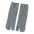 thumbnail image 1 of Split Toe Socks Frilly Tabis Socks Cotton Sandal Socks for Girls Women Ruffle Trim Frilly Crew Socks Cotton Ankle Socks, 1 of 9